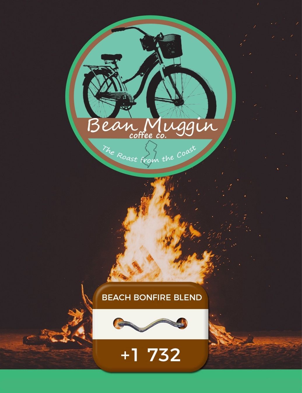 Beach Bonfire Blend - Dark Roast - (1lb & 5lb Bags)
